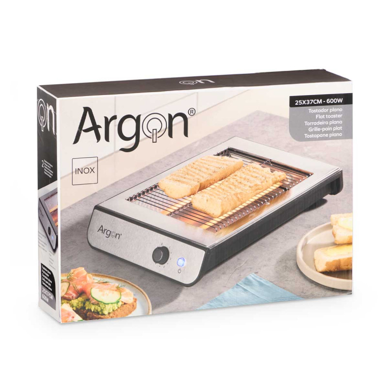 TOSTADOR PLANO ACERO 600W