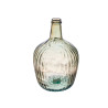 BOTELLA DECORATIVA VIDRIO RAYADA 4L CHAMPAN
