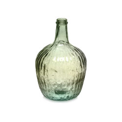 GARRAFA VIDRO DECORATIVA RISCAS 4L VERDE