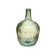 BOUTEILLE DÉCORATIVE VERRE RAYURES 4L VERTE