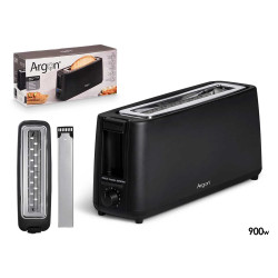 TOSTADORA SIMPLE LARGA NEGRO MATE 900W