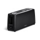 TOSTADORA SIMPLE LARGA NEGRO MATE 900W