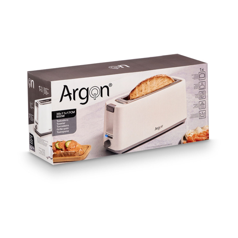 TOSTAPANE 1 SCOMPARTO LUNGO BIANCO MATTE 900W