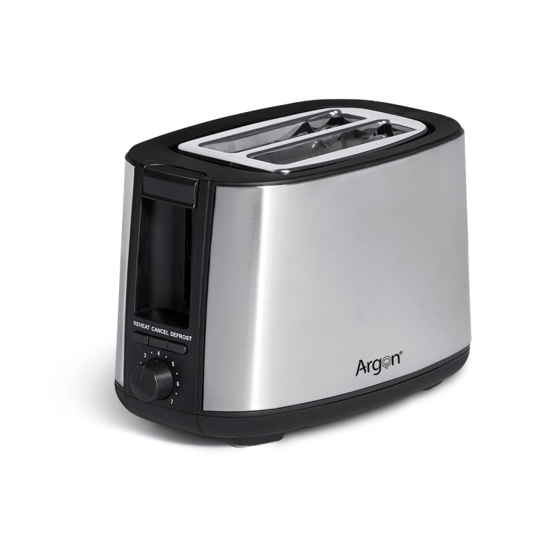 GRILLE-PAIN DOUBLE ACIER NOIR MAT 750W