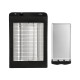 FLAT BLACK RECTANGULAR TOASTER 600W