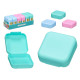 BOÃŽTE REPAS PLASTIQUE ASSORTIE 3 COULEURS