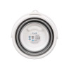 BALDE PLASTICO DOBRAVEL REDONDO CINZA BRANCO 5L