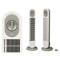 TORRE VENTILADOR GRIS BLANCO 45W