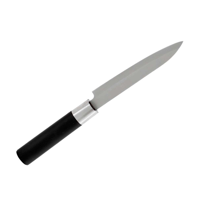 CUCHILLO PEQUEÑO ACERO MANGO NEGRO
