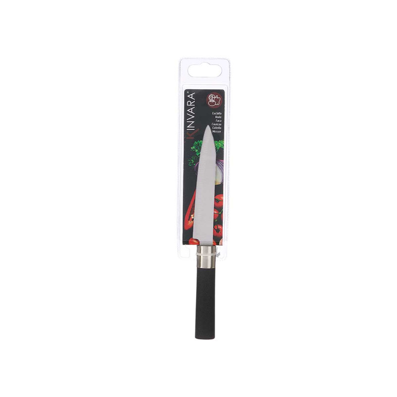 CUCHILLO PEQUEÑO ACERO MANGO NEGRO