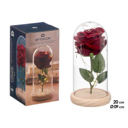 DOME 1 LED VERMELHO ROSA