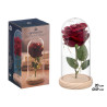 CLOCHE 1 ROSE LED ROUGE