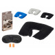 ENSEMBLE COUSSIN GONFLABLE MASQUE BOUCHONS ASSORTI