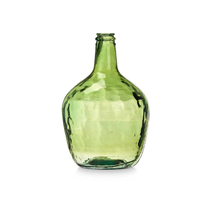 BOTTIGLIA DECORATIVA VETRO LISCIO 4L VERDE