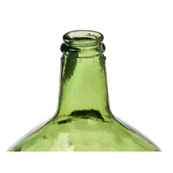DECORATIVE SMOOTH GLASS BOTTLE 4L GREEN