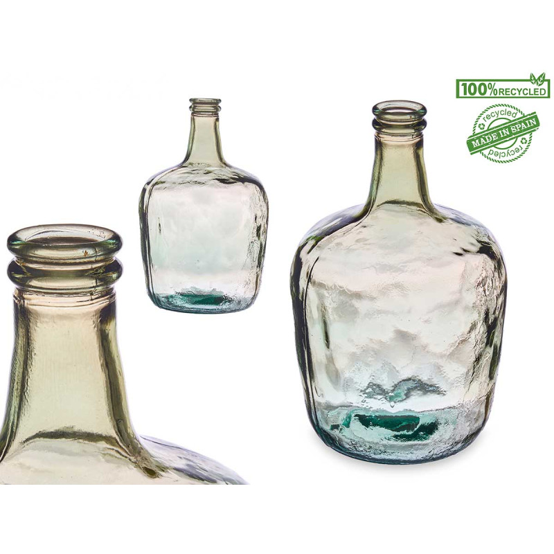 DECORATIVE SMOOTH GLASS BOTTLE 8L CHAMPAGNE