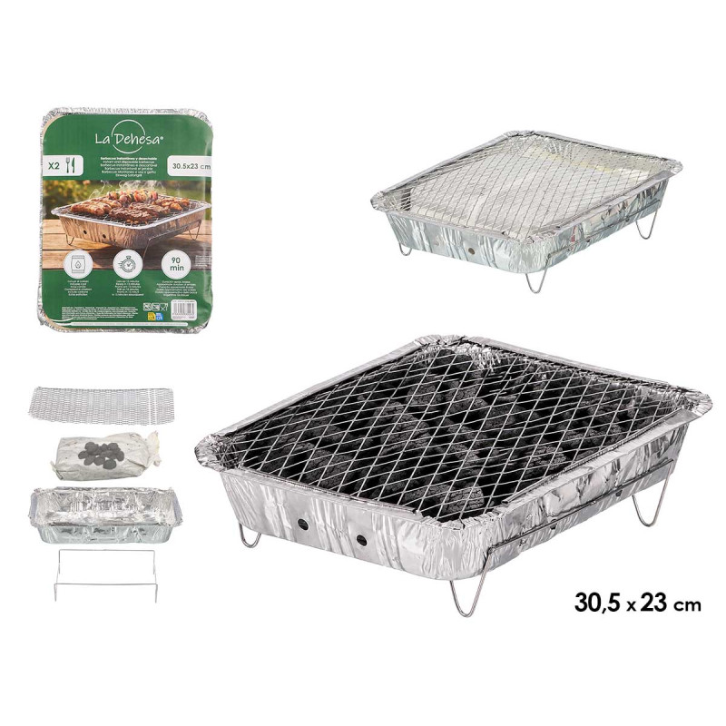 BARBACOA DESECHABLE 30,5X23X5CM