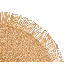 ROUND FRINGES PLACEMAT ASRT 2 COL