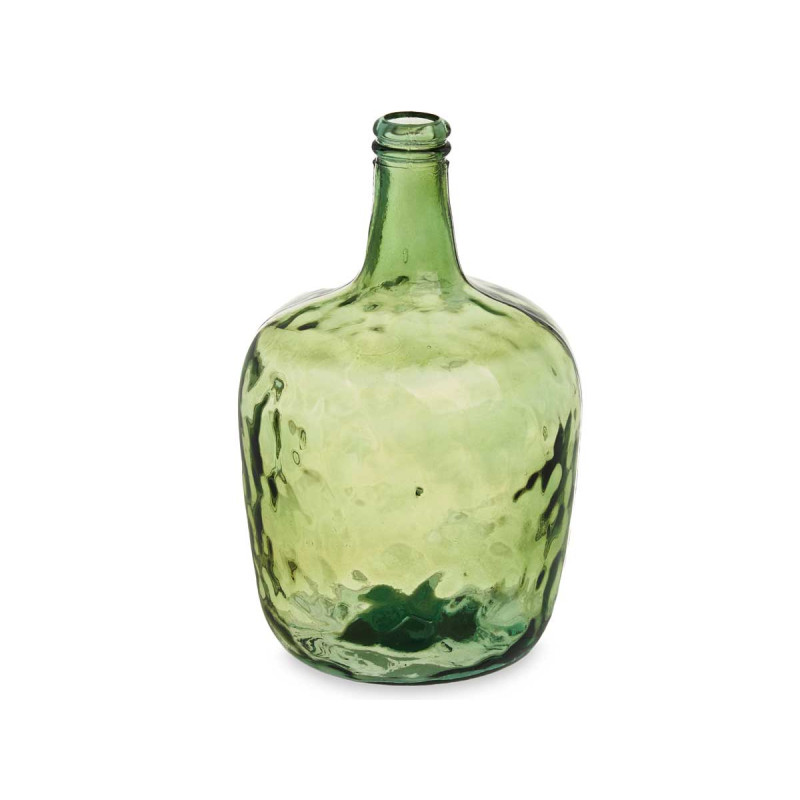 BOTTIGLIA DECORATIVA IN VETRO LISCIO 8L VERDE