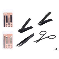 CONJUNTO 4PCS MANICURA PEDICURA SORT 2 COR