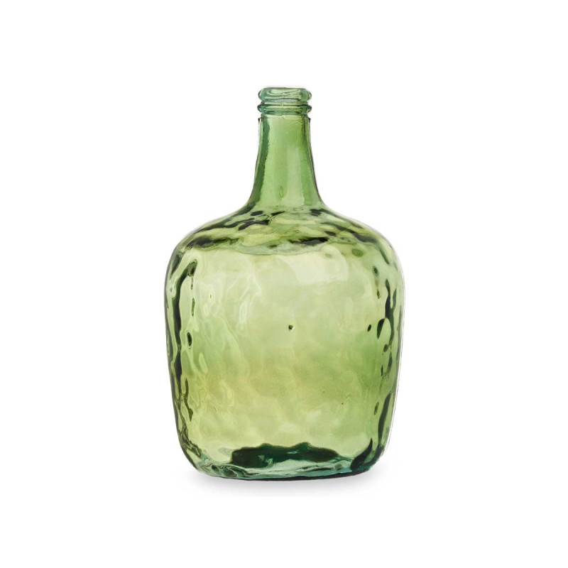 BOTTIGLIA DECORATIVA IN VETRO LISCIO 8L VERDE