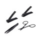 CONJUNTO 4PCS MANICURA PEDICURA SORT 2 COR