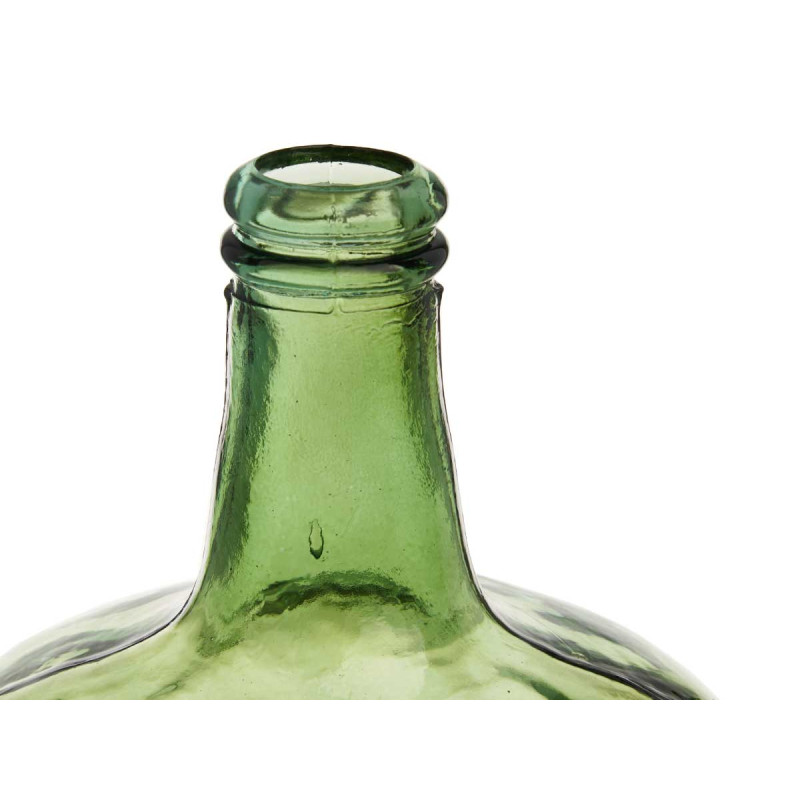 BOTTIGLIA DECORATIVA IN VETRO LISCIO 8L VERDE