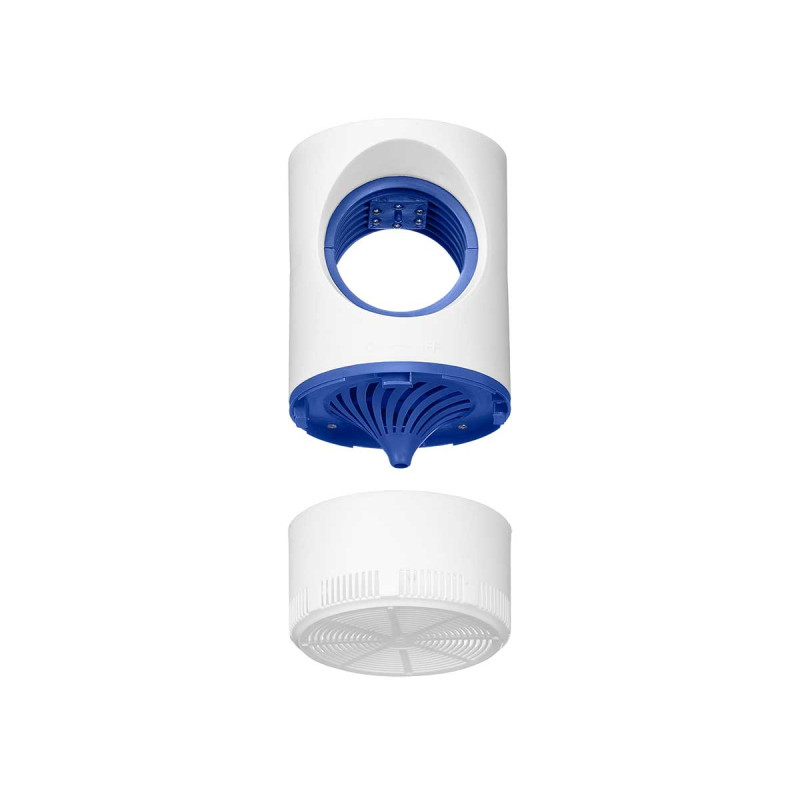 LAMPADA ANTI-ZANZARA BIANCA BLU USB