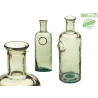 BOTELLA DECORATIVA VIDRIO STAMP 35CM CHAMPAN