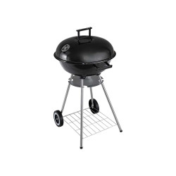 BARBECUE ROTONDA COPERCHIO RUOTE