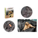BLACK FABRIC PET SEAT COVER 