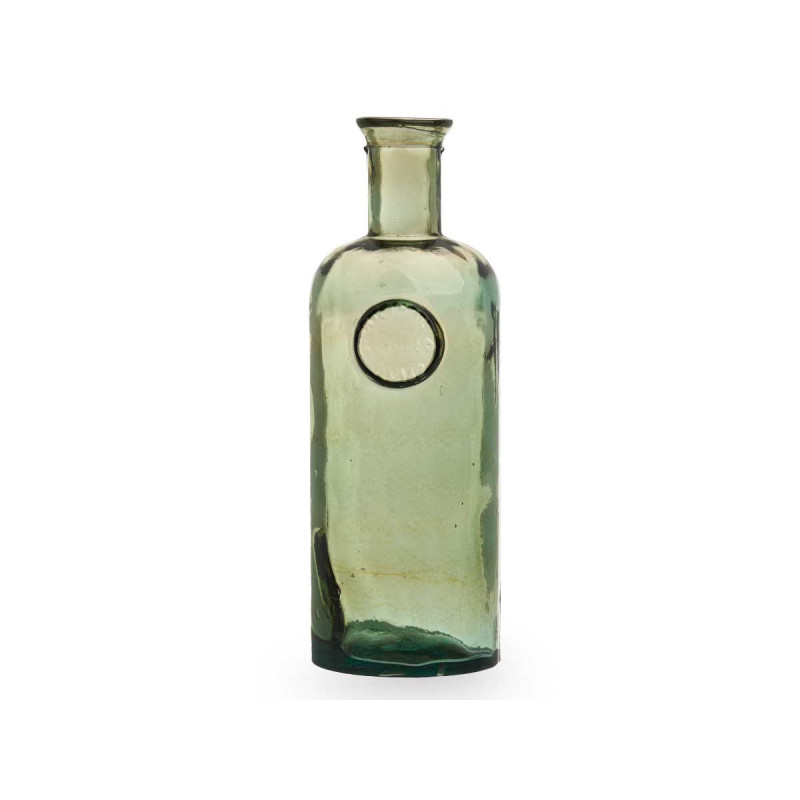 BOUTEILLE DÉCORATIVE VERRE STAMP 35CM CHAMPAGNE