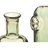DECORATIVE GLASS BOTTLE STAMP 35CM CHAMPAGNE