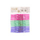 CONJUNTO 24 MOLAS ROUPA COR PASTEL 7,5CM