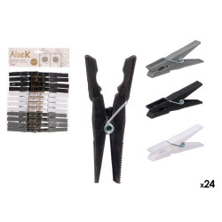 SET 24 PINZAS COL NEUTROS 7,5CM