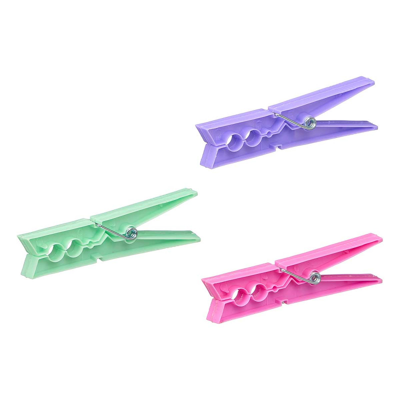 SET 24 MOLLETTE COL PASTELLO 10CM
