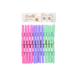 SET 24 MOLLETTE COL PASTELLO 10CM