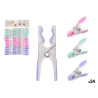 SET 24 CLOTHES PINS PASTEL COLOR 8CM