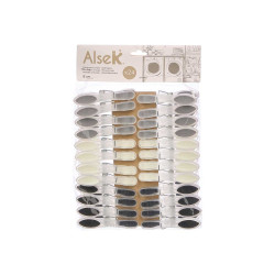 SET 24 MOLLETTE COLORE NEUTRO 8CM