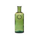 GARRAFA VIDRO DECORATIVA STAMP 35 CM VERDE