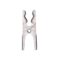 SET 24 PINZAS SILICONA COL NEUTROS 8CM