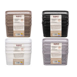 SET 4 ORGANIZADORES RECTANGULAR SURT 4 COL