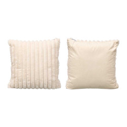 CUSCINO A RIGHE BIANCHE 45X45CM