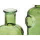 BOUTEILLE DÉCORATIVE VERRE STAMP 35CM VERTE