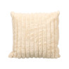 BEIGE STRIPED CUSHION 45X45CM