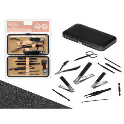 ESTUCHE SET PEDICURA UÑAS HOMBRE NEGRO