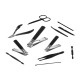 SET CURA UNGHIE PEDICURE UOMO NERO