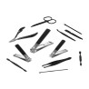CONJUNTO PRETO CUIDADO UNHAS PEDICURE HOMEM