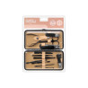 SET CURA UNGHIE PEDICURE UOMO NERO