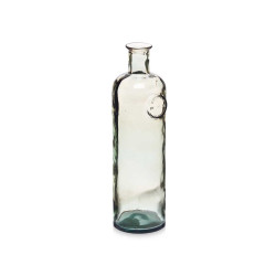 DECORATIVE GLASS BOTTLE STAMP 45CM CHAMPAGNE